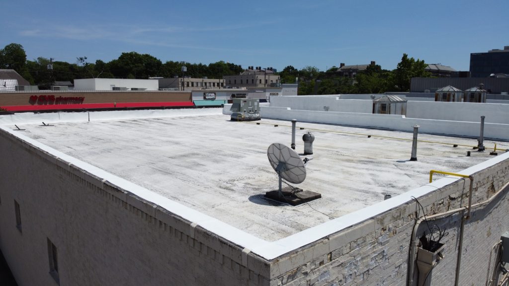 Granulated Roof Restored from Tar &amp; Gravel